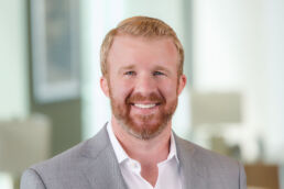 Business headshot for website, company profile photo of male executive on location in Tampa, Florida.